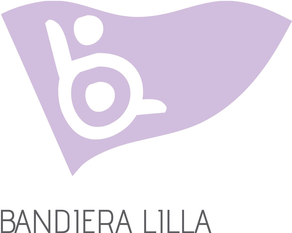 Logo Bandiera Lilla Per STAMPA